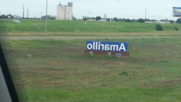 Amarillo texas sign